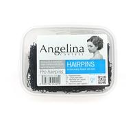 Angelina Contesi Boite épingles neiges ondulées 45mm Noir