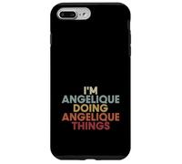 Angelique Name Angelique Personalized Name First Given Coque pour iPhone 7 Plus/8 Plus