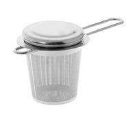 Angelliu Filtre À Thé INOX,Infuseur À Thé Trou Fin avec Poignée Et Couvercle, pour Mug Tasse Théière Ou Herbes