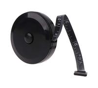 angelliu Mètre Ruban Couture Mini Ruban Flexible ABS Rétractable Double Face Bande Noires Mètre Ruban Couturière