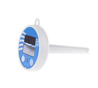 Angelliu Solaire Thermomètre De Piscine,Digital Flotteur Température pour Piscines Extérieures Et Intérieures Spas Aquariums