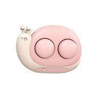 Angelluck Boîte à ultrasons pour lentilles de contact de dessin animé pour enlever les larmes protéines, étui portable pour lentilles de contact