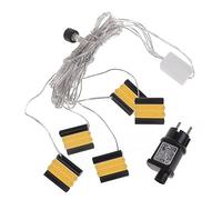 Angelluck Éliminateur de Piles AA/AAA 5 en 1 4,5 V et 3 V, Accessoire de transformateur avec Prise pour diverses Bougies électroniques, Jouets et lumières électriques (AAA)