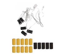 Angelluck LR14 C Éliminateur de Batterie USB 4,5 V et 3 V, Kit de Fausses Piles pour Horloge Jouet Bande LED Lumineuse Adaptateur d'alimentation de Batterie (5)