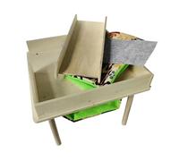 Angelluck Plateforme d'escalade en bois pour cochons d'Inde, tamias, cachette en bois naturel, cachette, château, jouet pour cochons d'Inde, hamster, hamster, abri de jardin