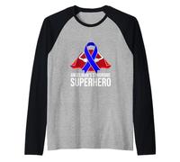 Angelman's Syndrome Superhero Survivor Warrior Fighter Manche Raglan