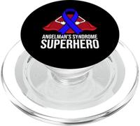 Angelman's Syndrome Superhero Survivor Warrior Fighter PopSockets PopGrip pour MagSafe