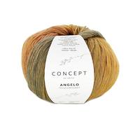 Angelo by Concept de Katia - Pelotes de 100 grammes et 450 mètres (marron-rouge-vert (200)