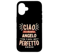 Angelo Idea Regalo Personalizzata Nome Divertente Coque pour iPhone 16