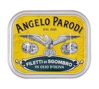 Angelo Parodi - FILETS DE MAQUEREAU A L'HUILE D'OLIVE 325GR - Produit artisanal italien