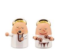 Angels Band Figurines en porcelaine 2 pièces AMGI26SET 3 Alessi - 8003299359899
