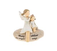Angels Galet à Offrir avec Message Sentimental : « Mums are