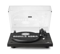 ANGELS HORN Lecteur de Disque Vinyle avec Sortie Bluetooth 5.0 améliorée, Platine Audio Domestique, édition Moderne, entraînement par Courroie à 2 Vitesses, préampli Phono, Cartouche magnétique
