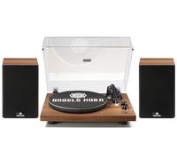 ANGELS HORN Platine Vinyle Bluetooth Hi-FI, Tourne-Disque avec Enceintes