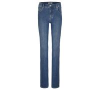 ANGELS Jean Bootcut Leni avec coupe bootcut avec étiquettes appliquées pour femme, Bleu moyen., W36