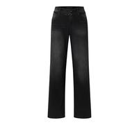 ANGELS Jeans Relax Fit Jeans Liz Belt avec ceinture avec fermeture éclair, anthracite, 38