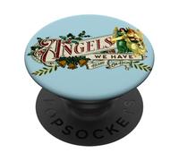 Angels We Have Heard on High Victorian Christmas Chants Musique PopSockets PopGrip Adhésif