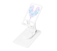 Angel's Wings Support de téléphone réglable pour iPhone et tous les téléphones, rotation à 360°, pliable intégré, base carrée