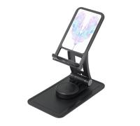 Angel's Wings Support de téléphone réglable pour iPhone et tous les téléphones, rotation à 360°, pliable intégré, base carrée
