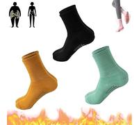Angelslim Chaussettes auto-chauffantes ionisantes à basse fréquence avec tourmaline acupression sans couture