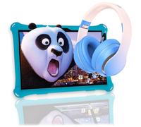 AngelTech Pack Enfant XL PRO II - Tablette Enfant XL PRO II + Casque Enfant - Pack Combi - Android 16-10" HD - 6+8GB RAM - 128+64GB ROM - Octa 8 Core (Pack Enfant Bleu)