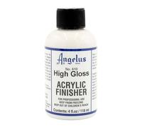 Angelus Brand Acrylic Finisher, High Gloss No. 610, 4 ounce bottle (610-04-000)