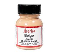 Angelus Brand Peinture acrylique pour le cuir Blanc 29,6 ml - Beige - beige, 1 Ounce