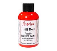 Angelus cuir peinture 4 Oz Chili Red