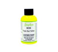 Angelus Leather paint 4 Oz Neon Tropic Sun Yl