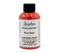 Angelus Leather Paint 4 oz Pearl Riot Red
