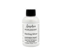 Angelus Leather Paint 4 oz Pearl Sterl Silver