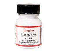 Angelus Peinture acrylique pour cuir – Noir mat – 29,5 ml (1 oz)