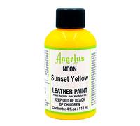 Angelus - Peinture acrylique pour cuir couleur Neon Jaune Taille : 118 ml