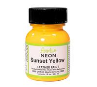 Angelus Peinture acrylique pour cuir - jaune - #128 Neon Sonnenuntergang Gelb,