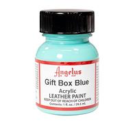 Angelus Peinture Acrylique pour Le Cuir, Boîte Cadeau Bleue., 1 Oz Standard