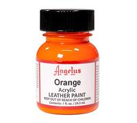 Angelus Peinture Acrylique pour Le Cuir, Orange, 1 Oz Standard