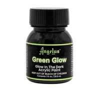 Angelus Peinture fluorescente vert fluo de 28,3 g - Brillance la plus brillante, éclairage toute la nuit - Non toxique, fabriquée aux États-Unis - Idéale pour l'art, la décoration, les travaux manuels