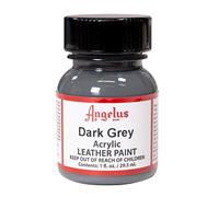 Angelus Revêtement en acrylique pour cuir 29,5 ml - gris - gris foncé,