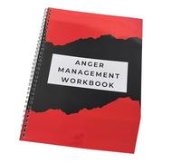 Anger Analysis Journal de régulation émotionnelle avec pages interactives et modèles pour une meilleure compréhension du cahier de psychologie