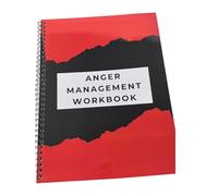 Anger Analysis Journal de régulation émotionnelle avec pages interactives et modèles pour une meilleure compréhension du cahier de psychologie