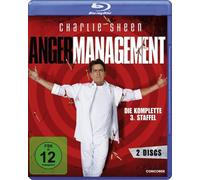 ANGER MANAGEMENT-DIE KOMPLETTE 3.STAFFEL- CHARLIE SHEEN 2 BLU-RAY NEUF