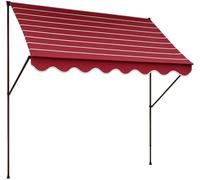 Angerer - auvent N °2200 Bordeaux 150 x 350 x 225 cm Bordeaux