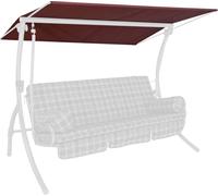 Angerer Auvent pour balancelle draltex 210 x 145 x 1 cm Terracotta