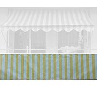 Angerer Brise-Vue pour Balcon Design Jaune-Blanc Hauteur 90 cm, 6 mètres