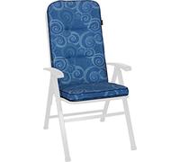 Angerer Coussin, Exclusif pour Chaise Coussin de Fauteuil Design Santorin, Bleu, 120 x 50 x 7 cm, 1024/096