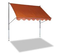 Angerer Freizeitmöbel GmbH Store à Serrage Standard - Store pour Protection Solaire - Montage sans perçage ni Chevilles - Store de Balcon idéal pour Les Appartements en Location (Terra, 350 cm)