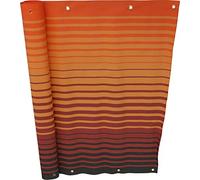Angerer Freizeitmöbel GmbH Toile de Balcon Exclusive (75 cm de Haut, Longueur : 6 m, Orange-Marron ombré)