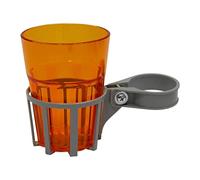 Angerer Porte-Boisson pour balancelle Argent, gobelet Orange