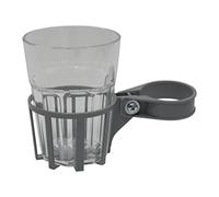 Angerer Porte-Boisson pour balancelle Argent, gobelet Transparent