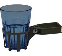 Angerer Porte-Boisson pour balancelle avec Tube carré Champagne, gobelet Bleu